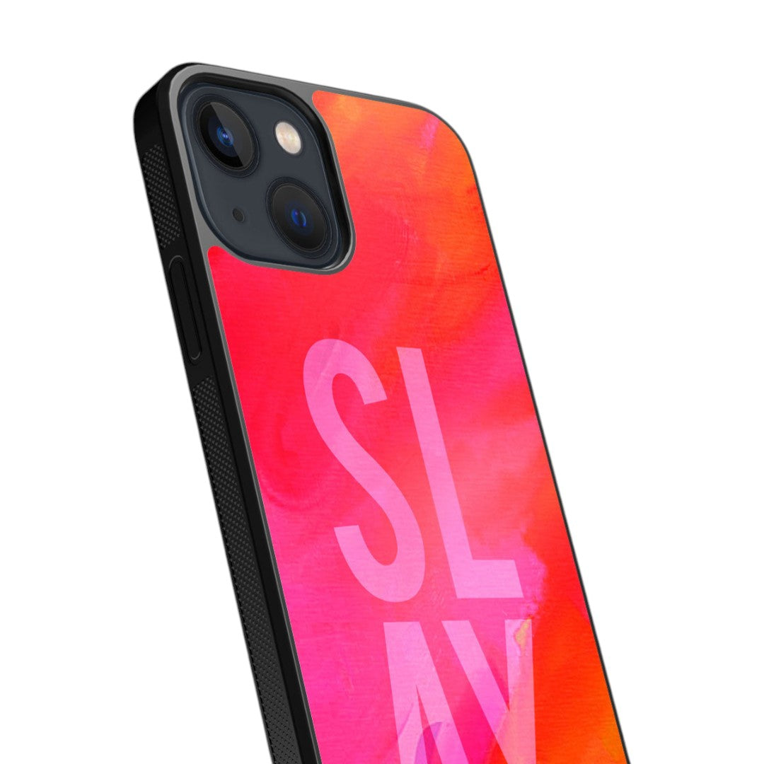Slay Pink Glass iPhone Case for iPhone 13 Mini | Macmerise