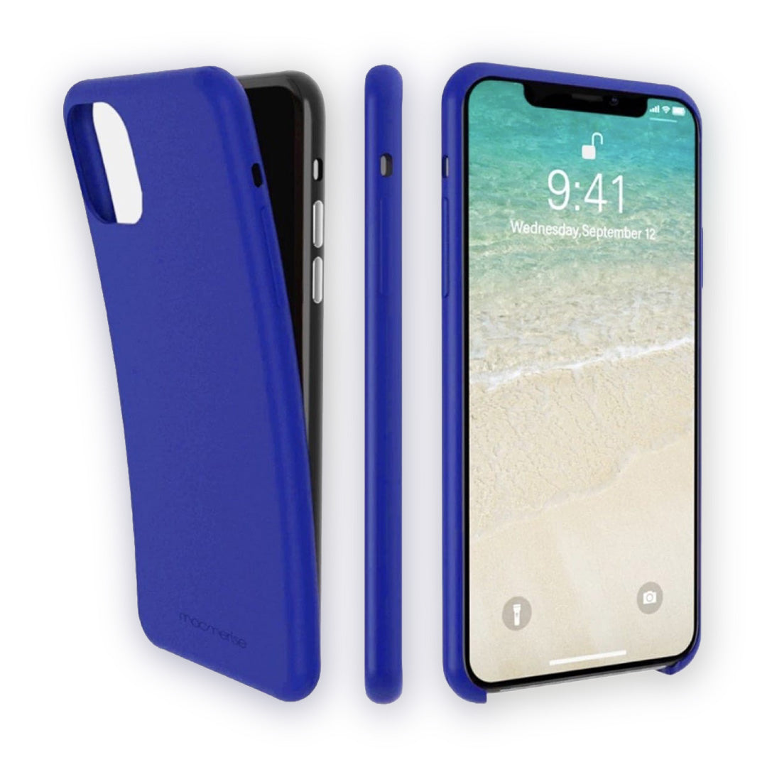 Basics iPhone 11 Pro Max Silicone Case Blue | Macmerise