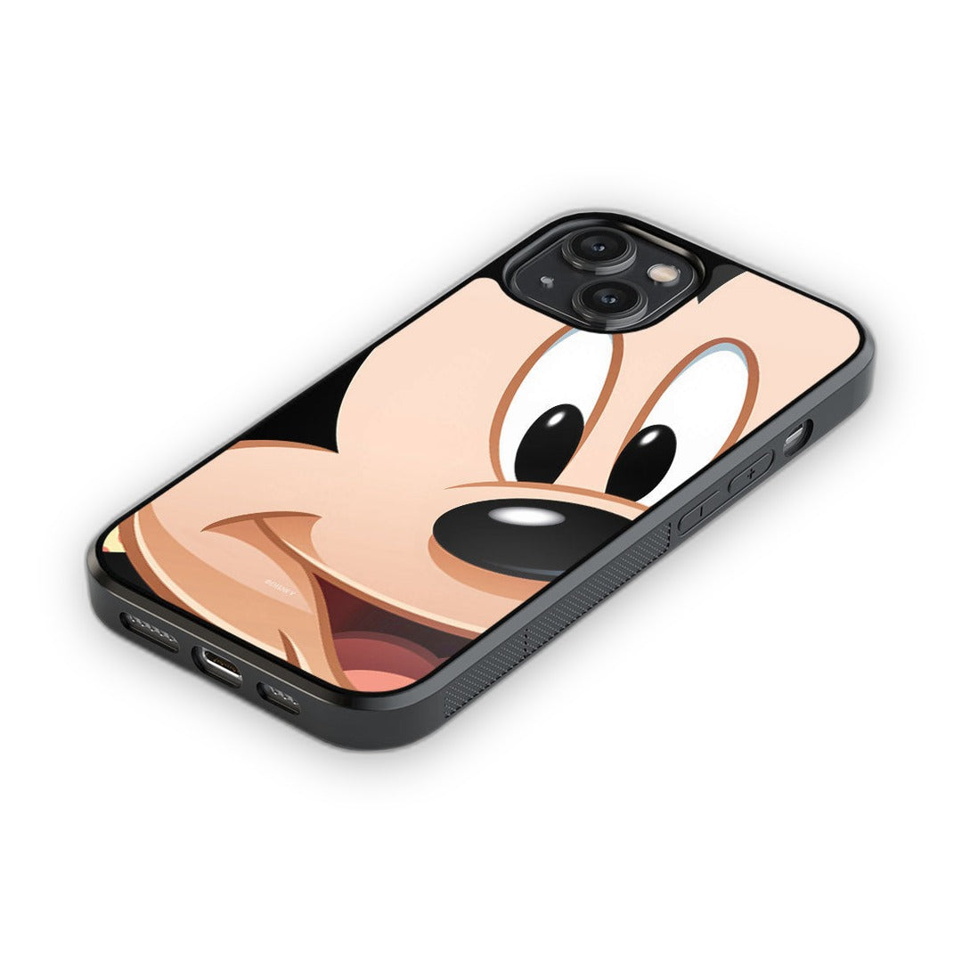Zoom Up Mickey Glass iPhone Case for iPhone 14 | Macmerise