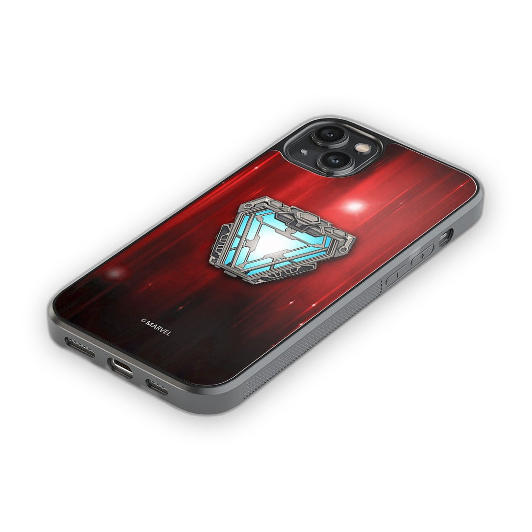Iron Man Infinity Arc Reactor Glass iPhone Case for iPhone 14 Plus | Macmerise