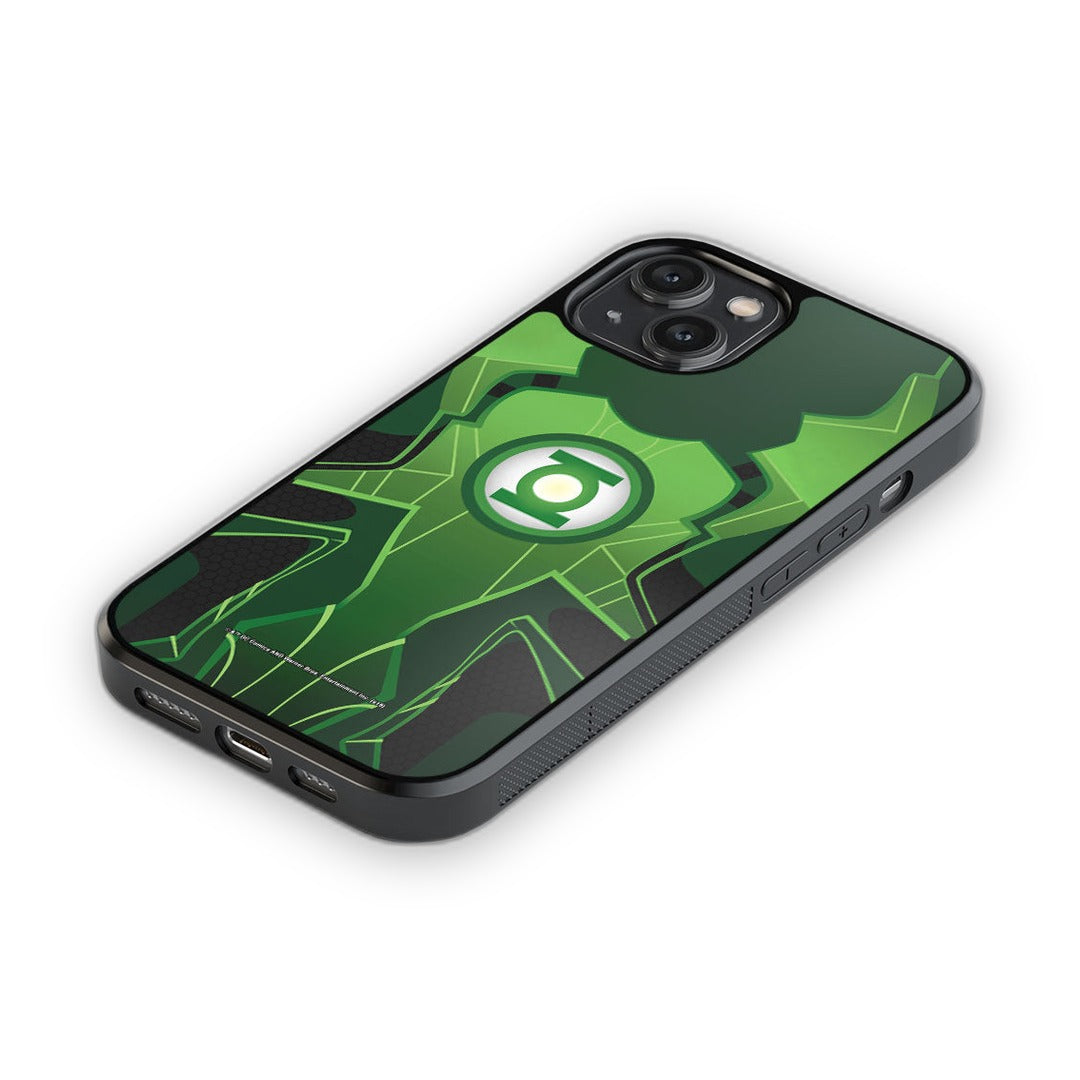 Suit Up Green Lantern Glass iPhone Case for iPhone 14 | Macmerise