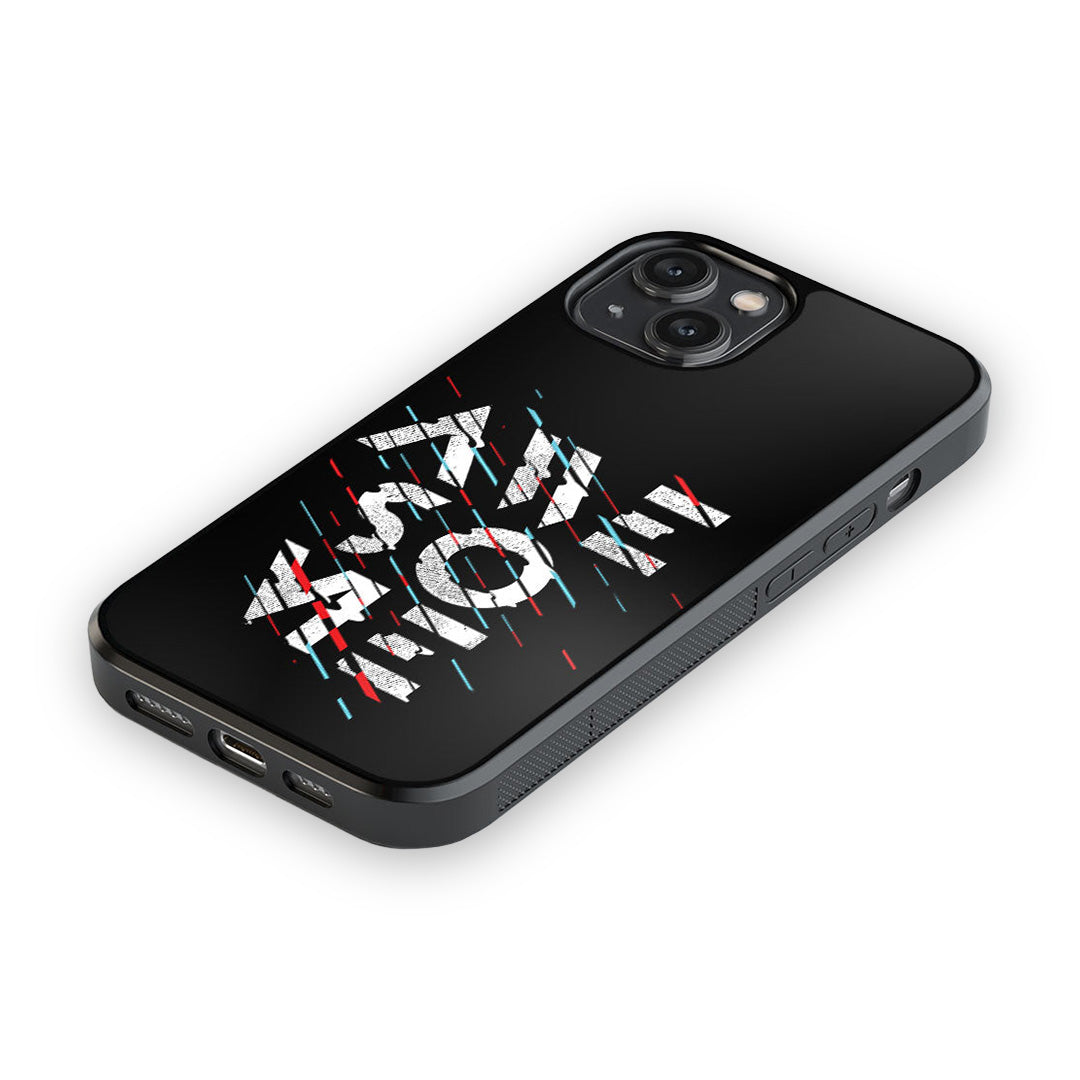Awesome Glitch Glass iPhone Case for iPhone 14 | Macmerise