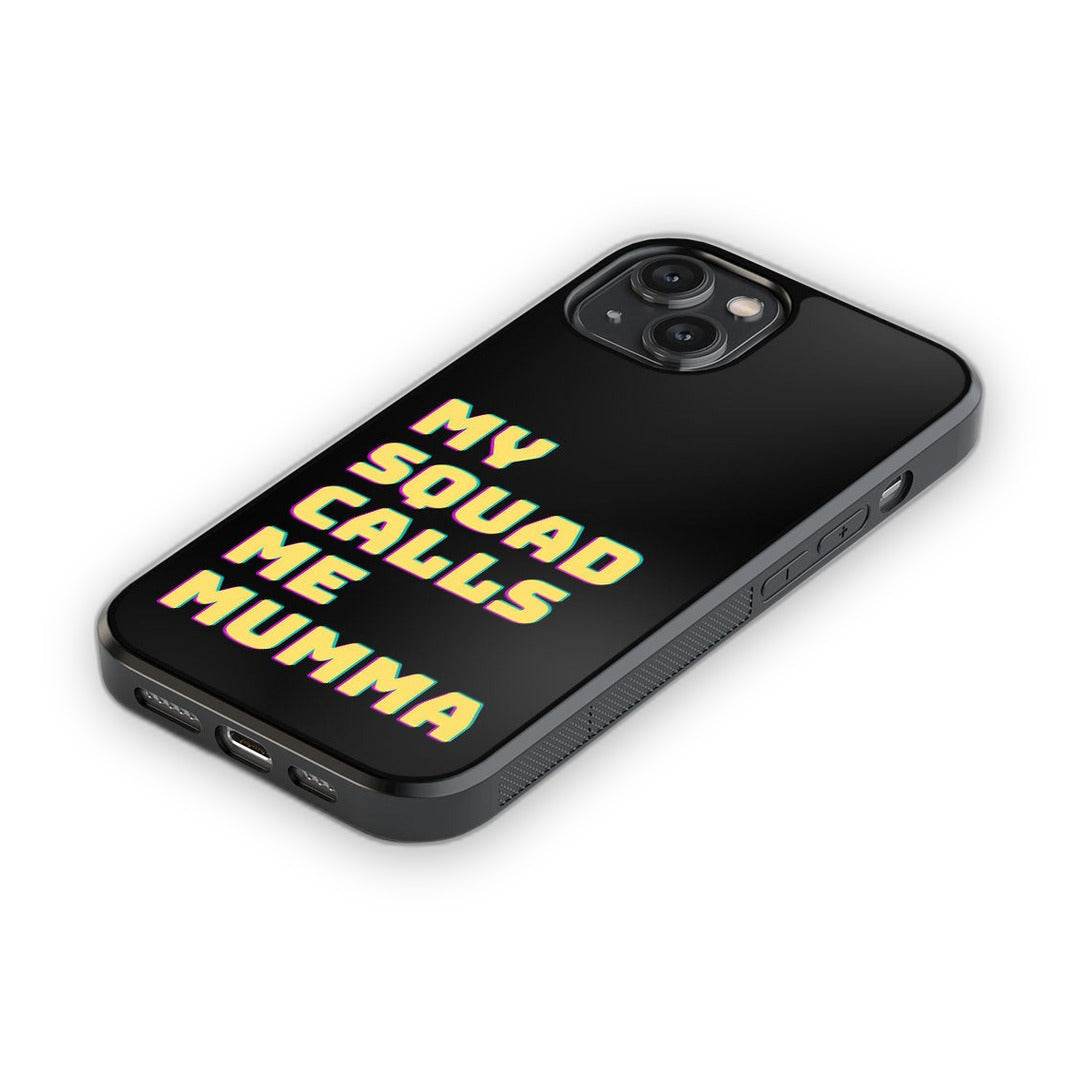 Moms Squad Glass iPhone Case for iPhone 14 | Macmerise