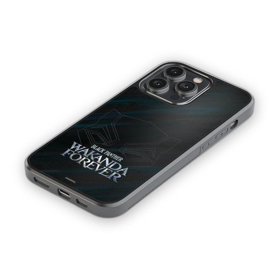 Wakanda Forever Logo Grey Glass iPhone Case for iPhone 14 Pro Max | Macmerise