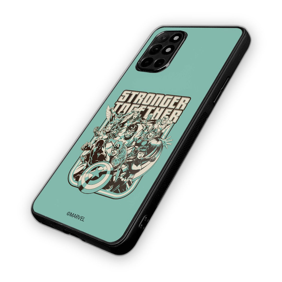 Stronger Together Sketch Phone Case for OnePlus 8t Bumper | Macmerise