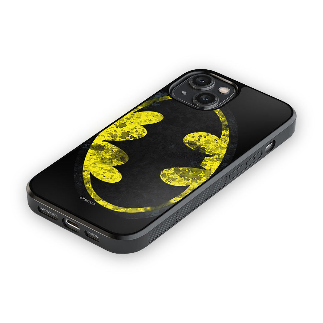 Batman Splatter Glass iPhone Case for iPhone 14 | Macmerise