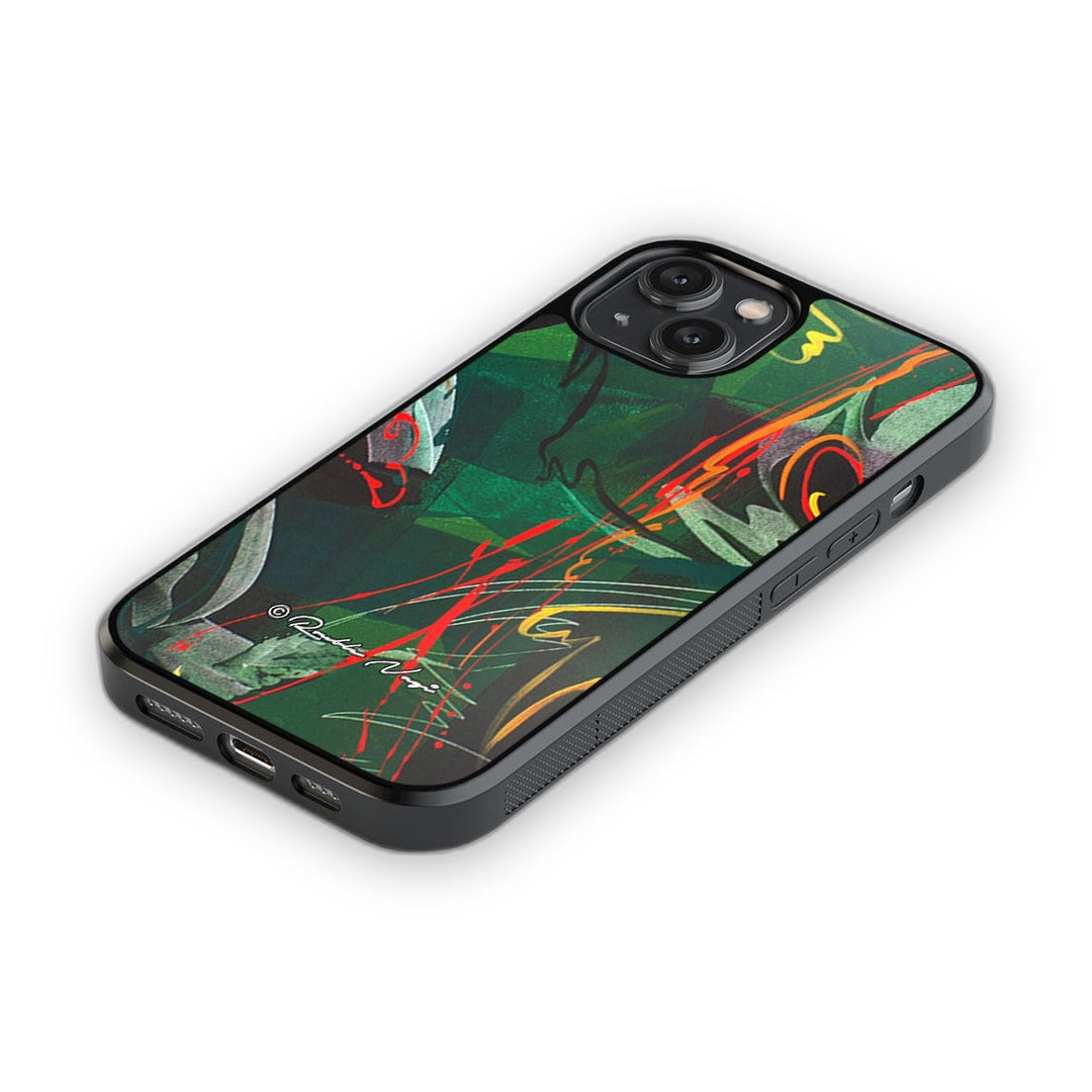 Strokes of Life Glass iPhone Case for iPhone 14 | Macmerise