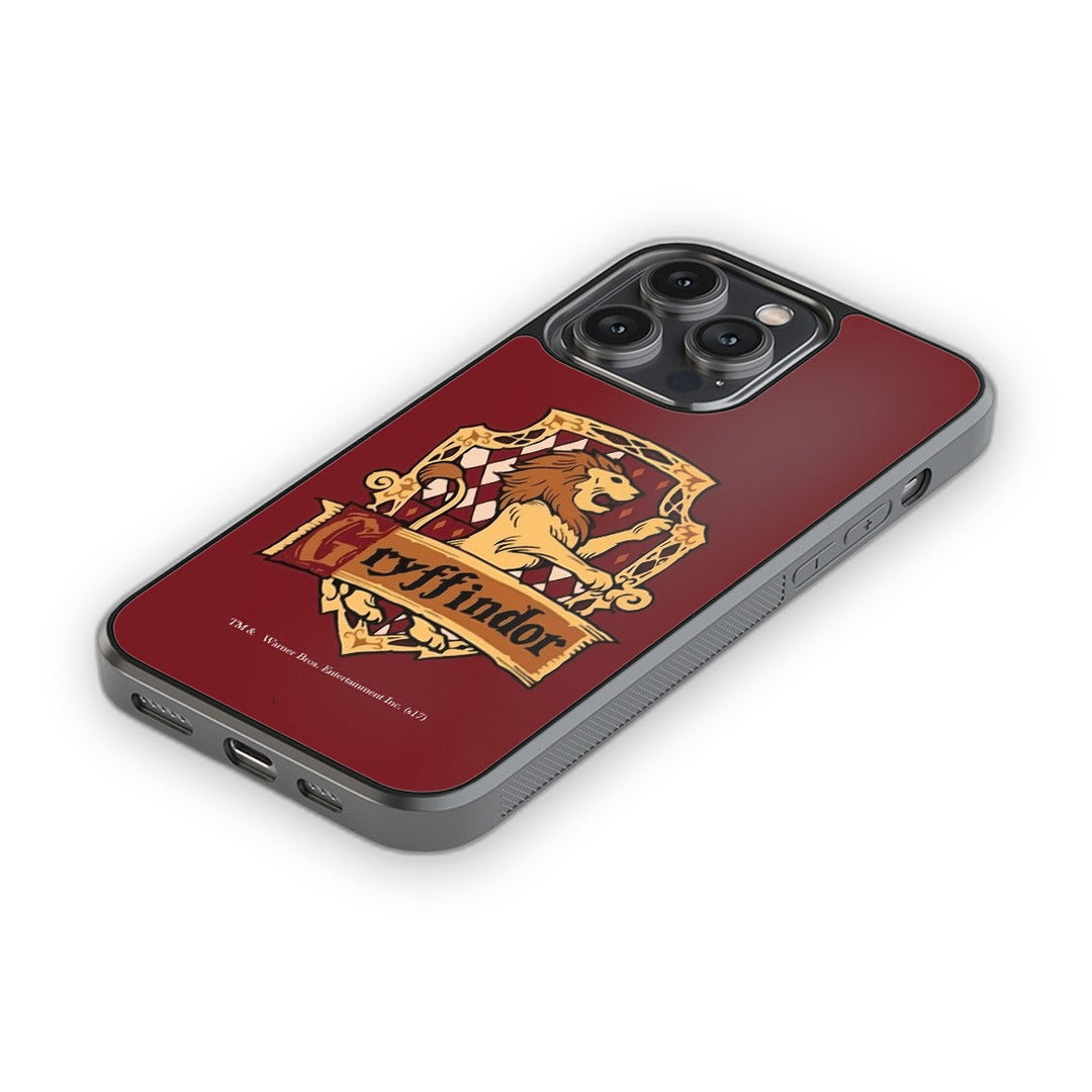 Crest Gryffindor Glass iPhone Case for iPhone 14 Pro Max | Macmerise