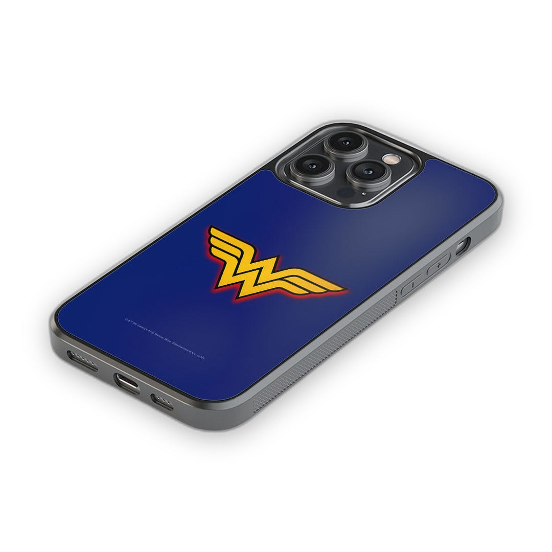 Logo Wonder Woman Glass iPhone Case for iPhone 14 Pro Max | Macmerise