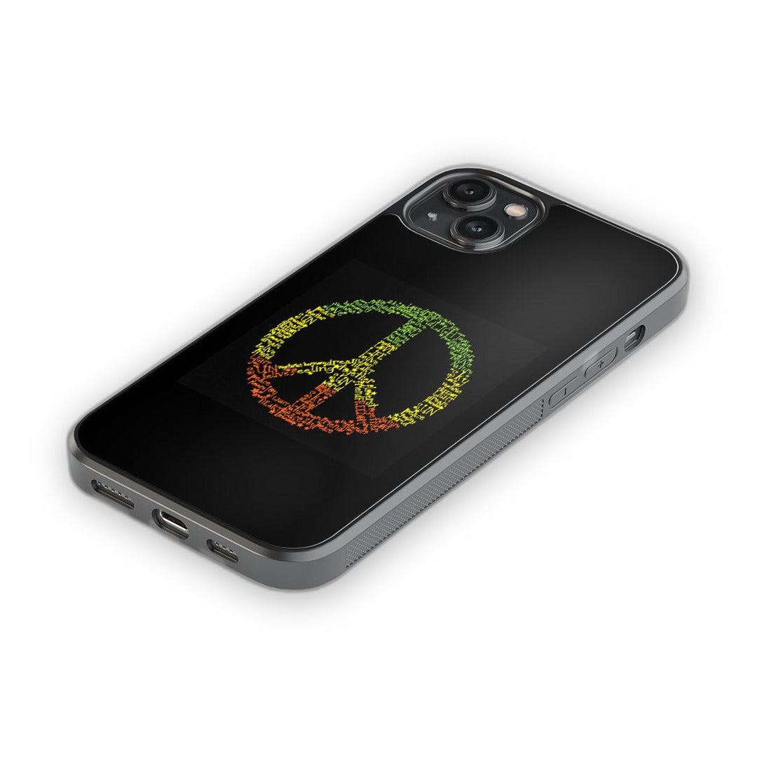 Symbol of Peace Glass iPhone Case for iPhone 14 Plus | Macmerise