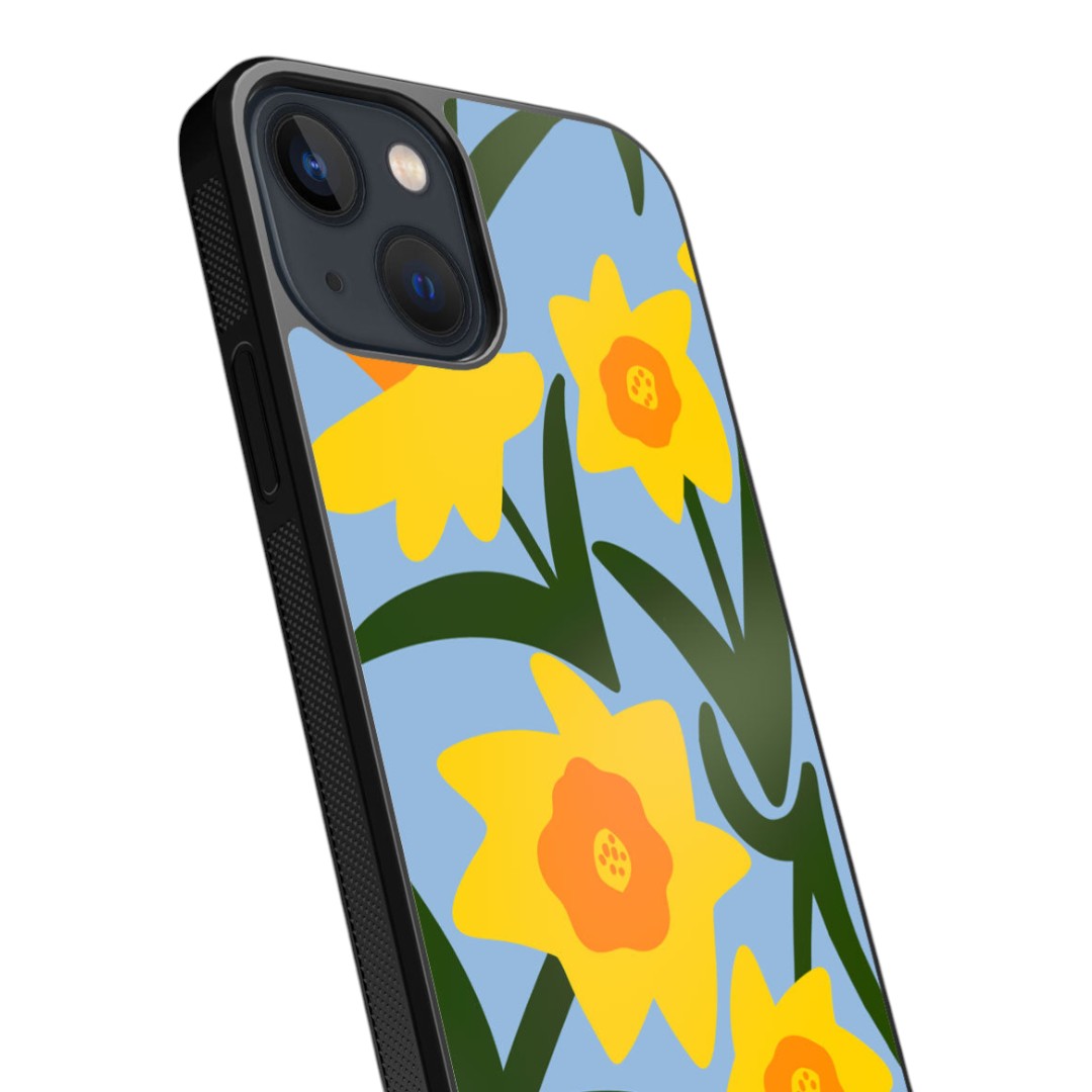 Blossom Breeze Glass iPhone Case for iPhone 13 | Macmerise