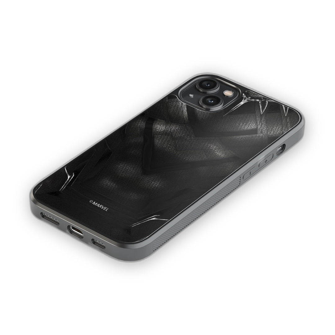 Suit Up Black Panther Glass iPhone Case for iPhone 14 Plus | Macmerise
