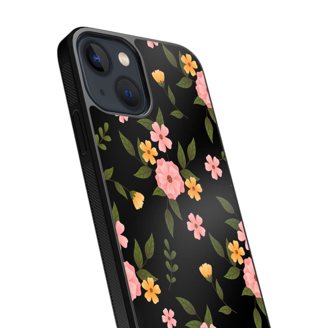 Sk Periwinkle Black Glass iPhone Case for iPhone 13 Mini | Macmerise