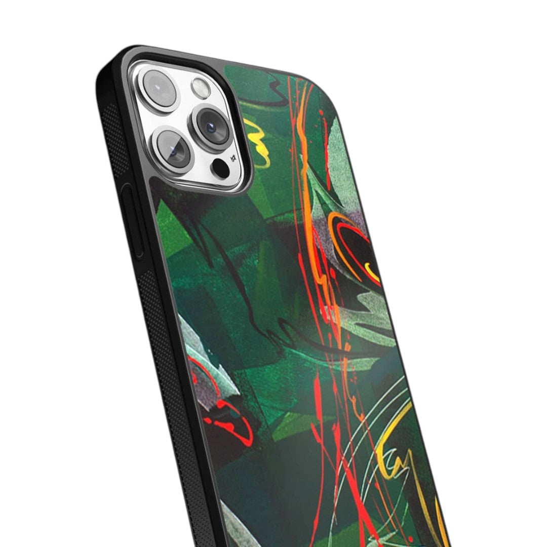Strokes of Life Glass iPhone Case for iPhone 12 | Macmerise