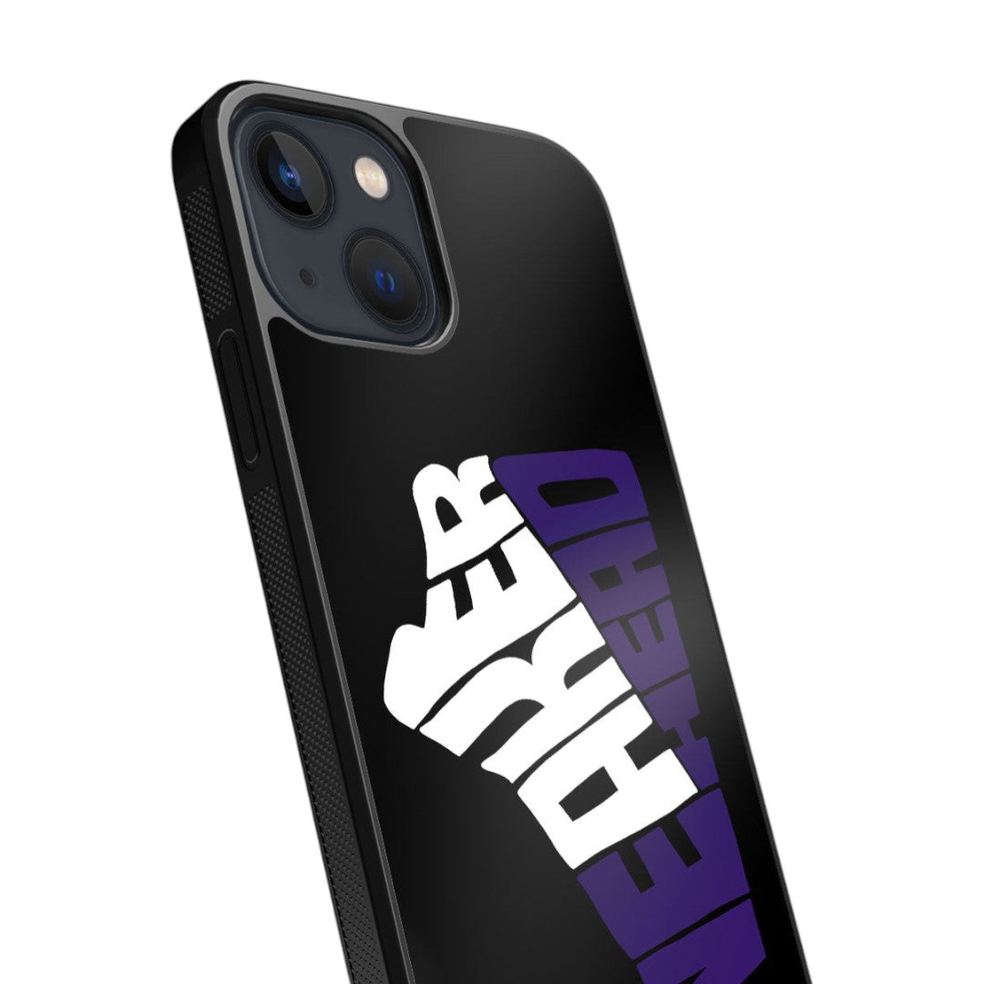 Sneakerhead Court Purple Glass iPhone Case for iPhone 13 | Macmerise