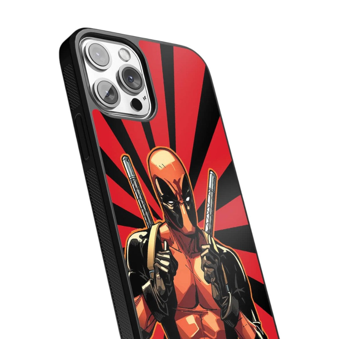 Smart Ass Deadpool Glass iPhone Case for iPhone 13 Pro | Macmerise