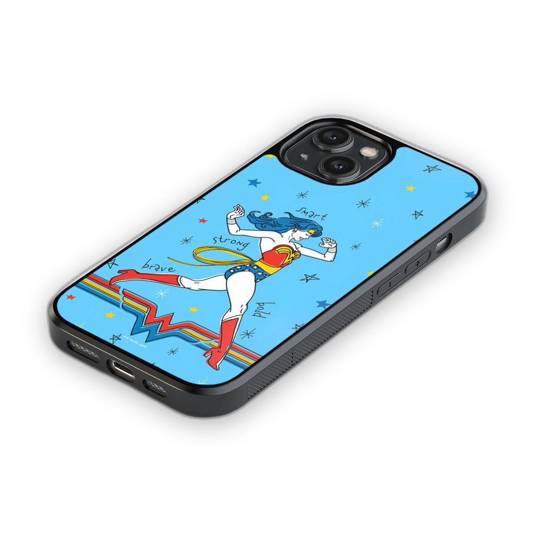 Wonder Comic Glass iPhone Case for iPhone 14 | Macmerise