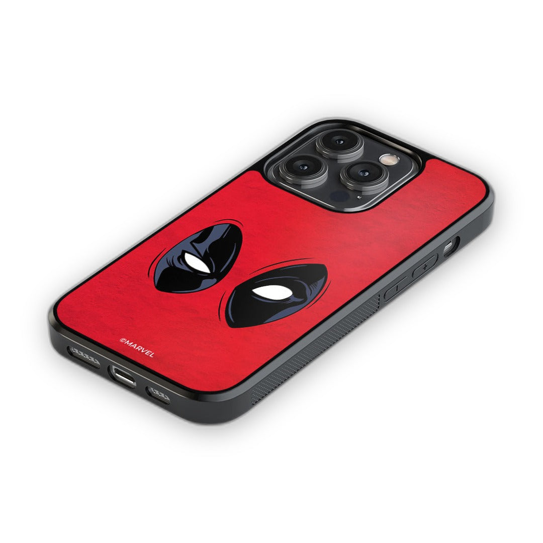 Deadpool Gaze Glass iPhone Case for iPhone 14 Pro | Macmerise