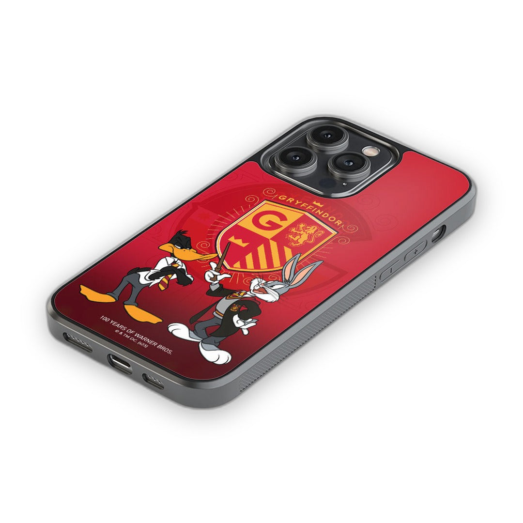Looney Gryffindor Glass iPhone Case for iPhone 14 Pro Max | Macmerise