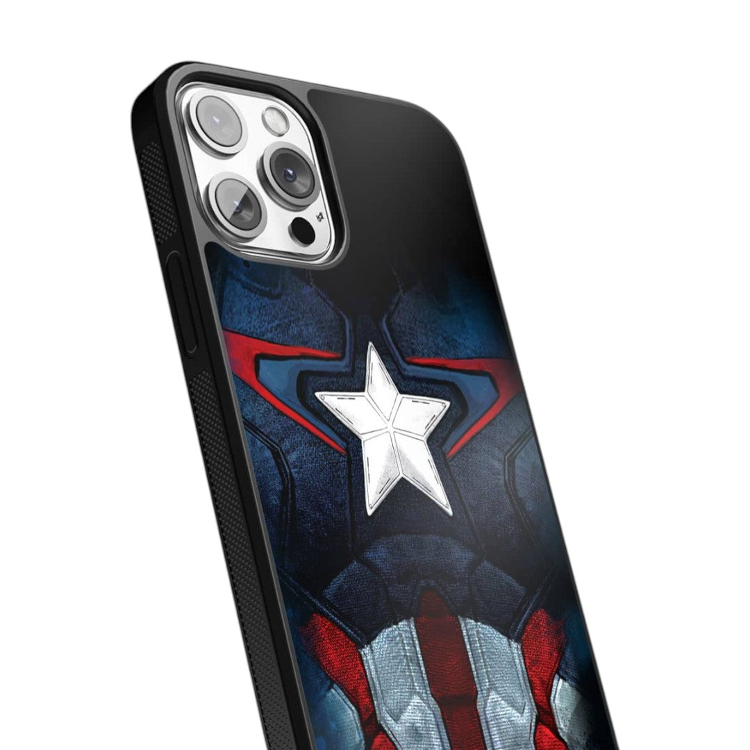 Suit Up Captain Glass iPhone Case for iPhone 13 Pro | Macmerise