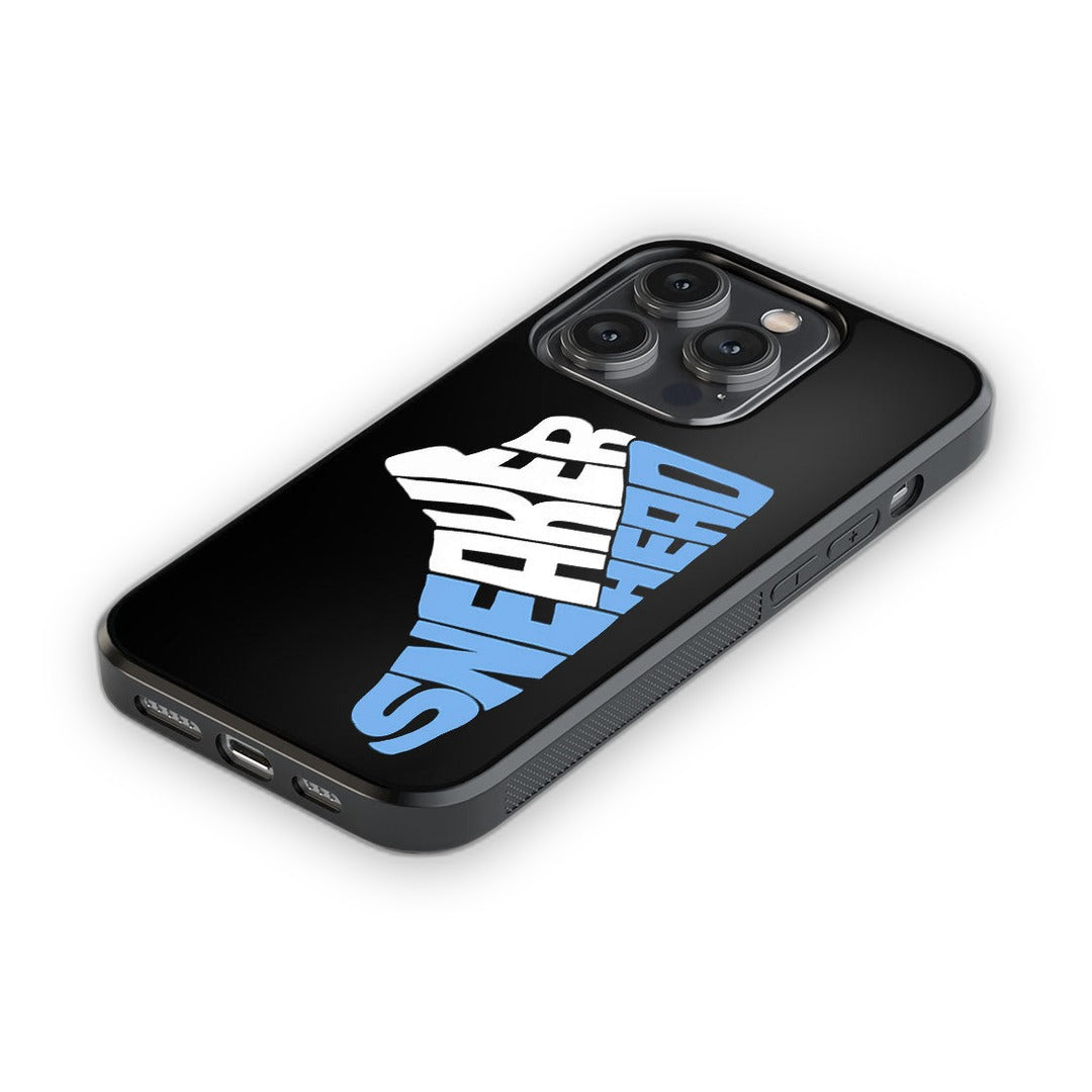 Sneakerhead Unc Blue Glass iPhone Case for iPhone 14 Pro | Macmerise
