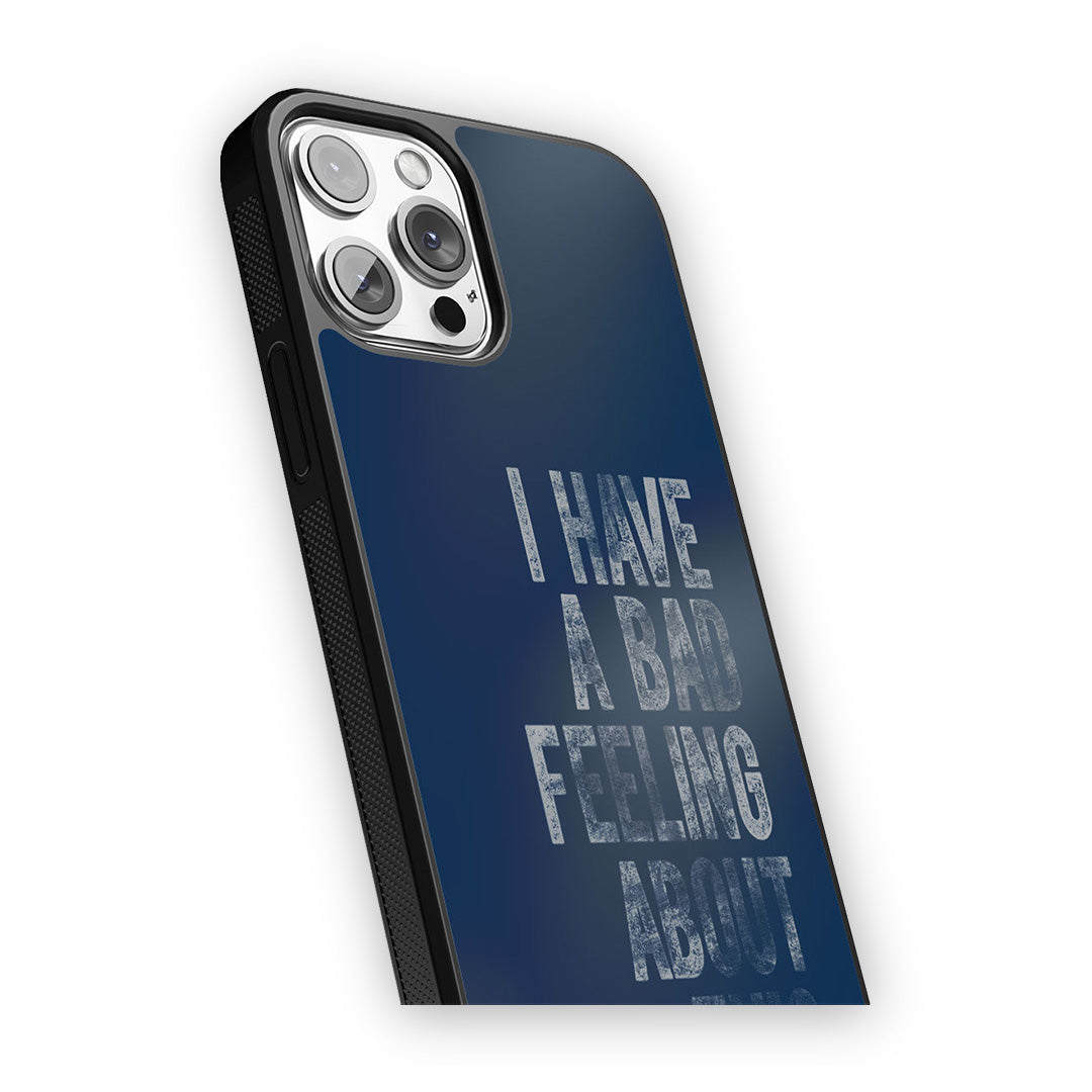 Bad Feeling Glass iPhone Case for iPhone 12 Pro | Macmerise