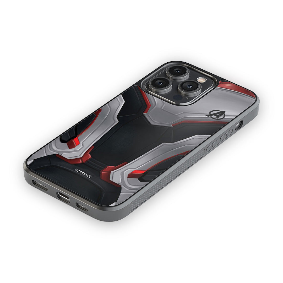 Avengers Endgame Suit Glass iPhone Case for iPhone 14 Pro Max | Macmerise