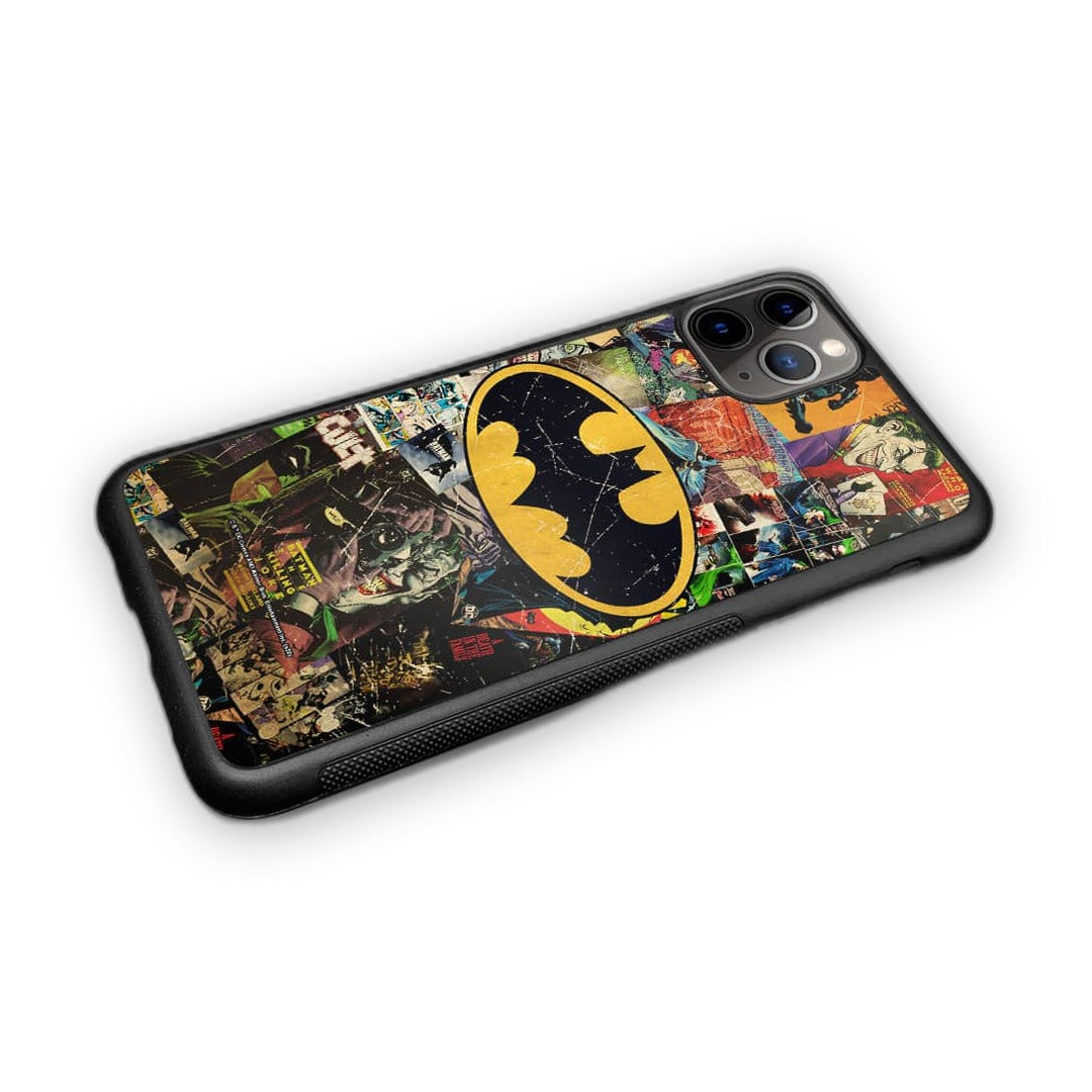 Comic Bat Glass iPhone Case for iPhone 11 Pro | Macmerise