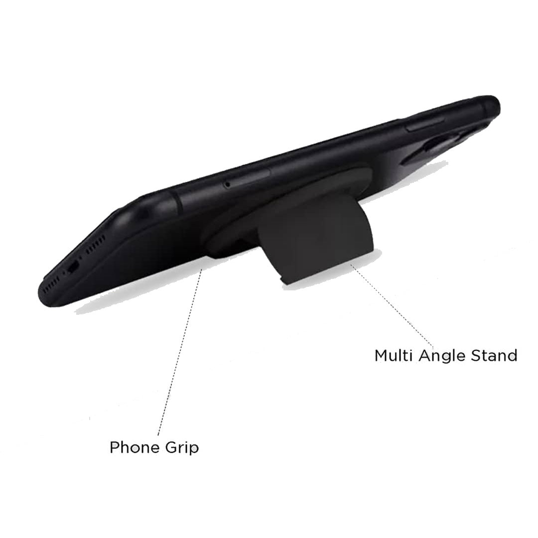 Basics - Phone Holder Snap Phone Holder Black - back view | Macmerise