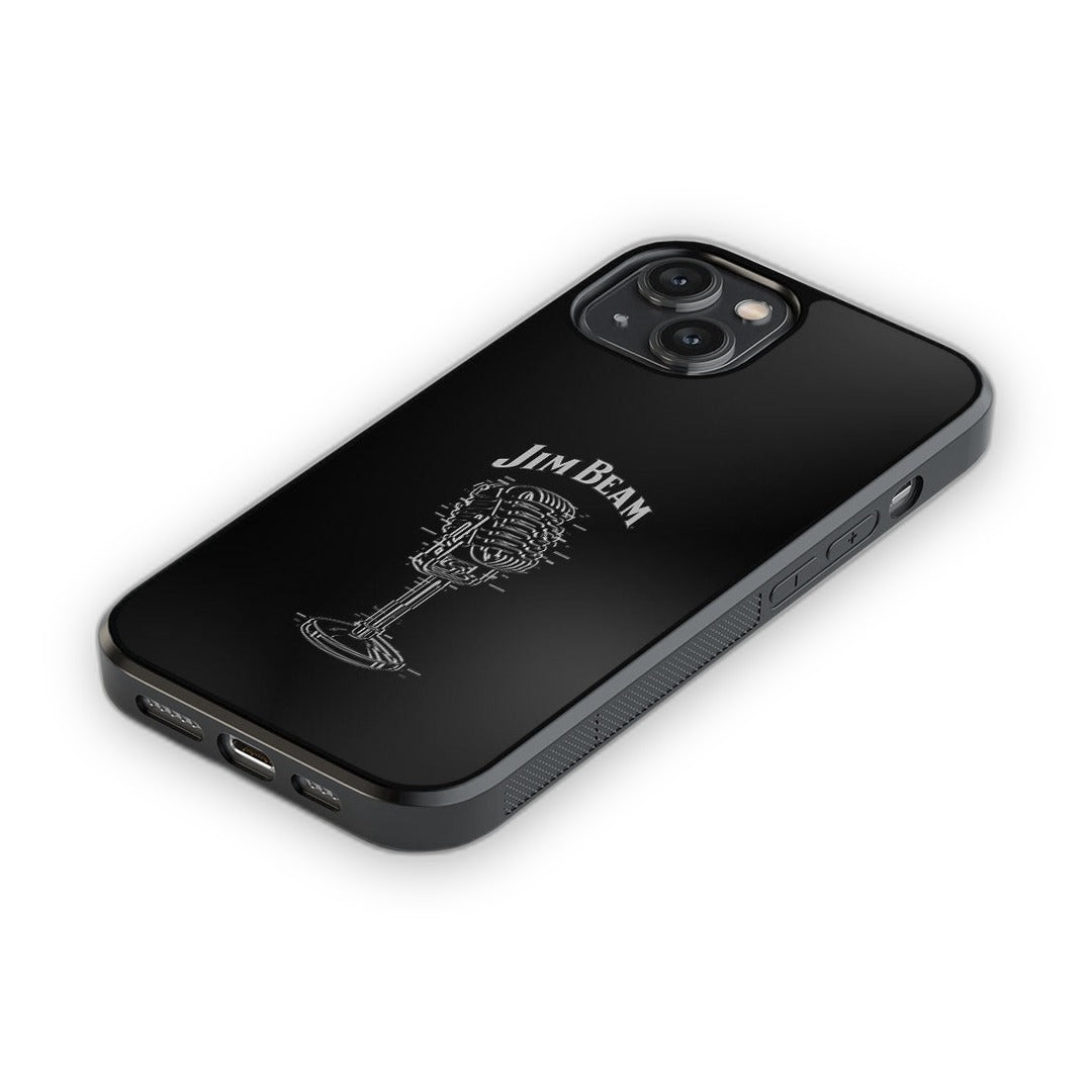 Jim Beam Retro Mic Glass iPhone Case for iPhone 14 | Macmerise