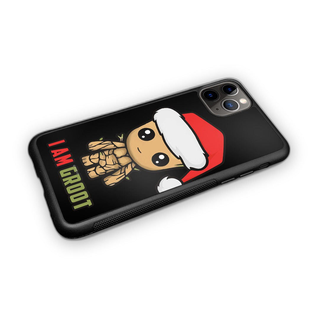 Groot Santa Glass iPhone Case for iPhone 11 Pro Max | Macmerise