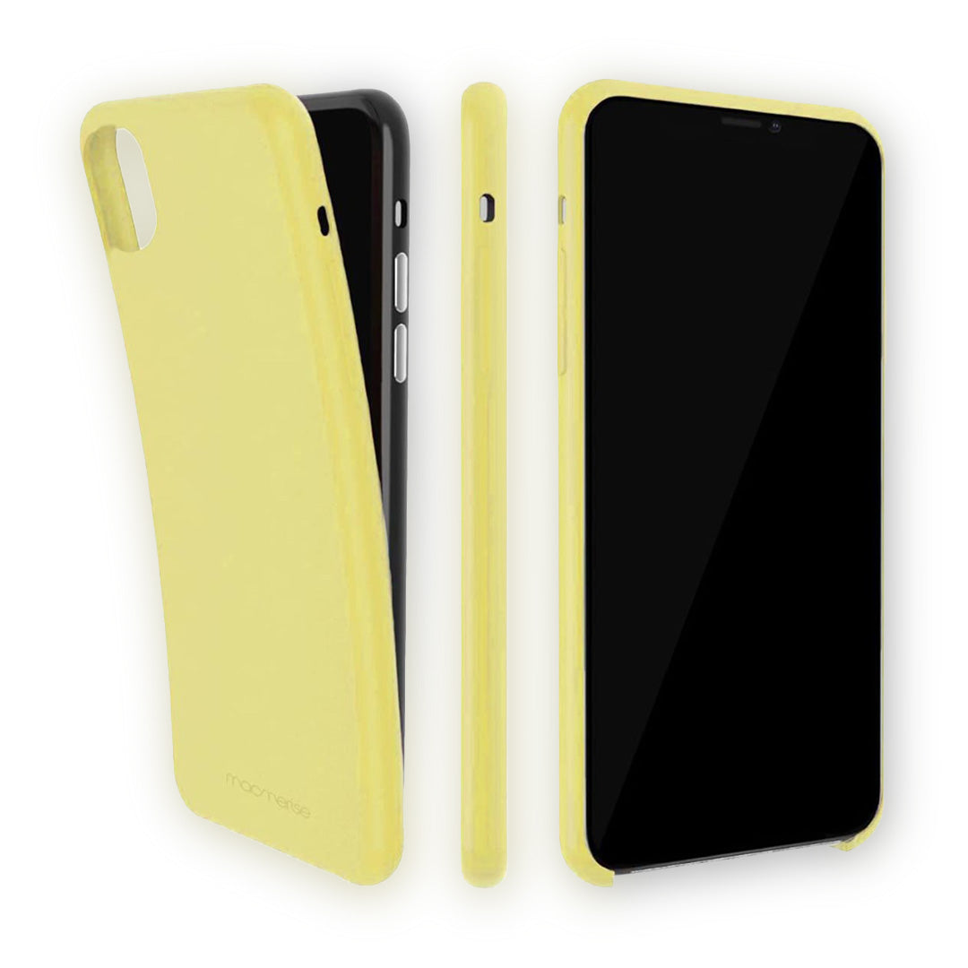 Basics iPhone X Silicone Case Yellow | Macmerise