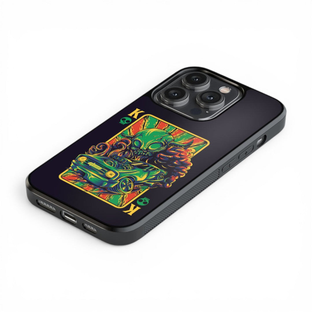 Alien King Glass iPhone Case for iPhone 14 Pro | Macmerise