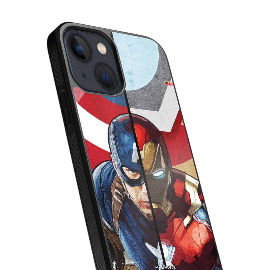 Man Vs Machine Glass iPhone Case for iPhone 13 Mini | Macmerise