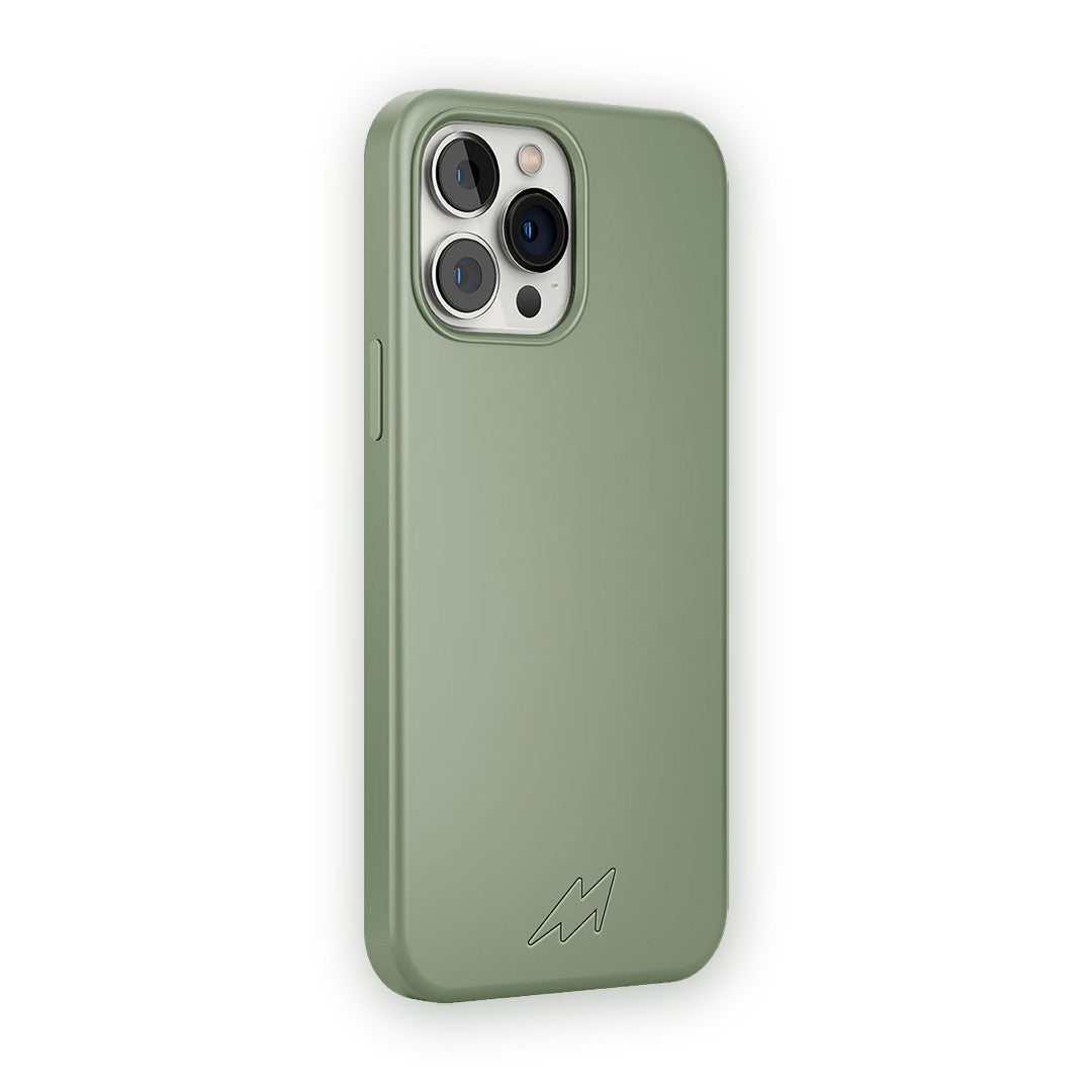 Basics iPhone 12 Pro Max Magsafe Silicone Case Spearmint | Macmerise