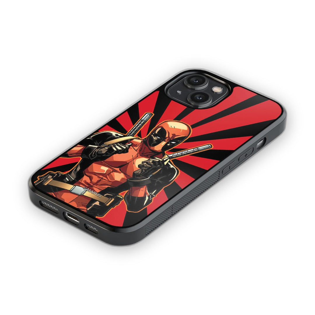 Smart Ass Deadpool Glass iPhone Case for iPhone 14 | Macmerise