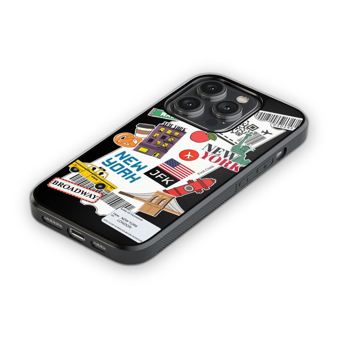 New York Nexus Glass iPhone Case for iPhone 14 Pro | Macmerise