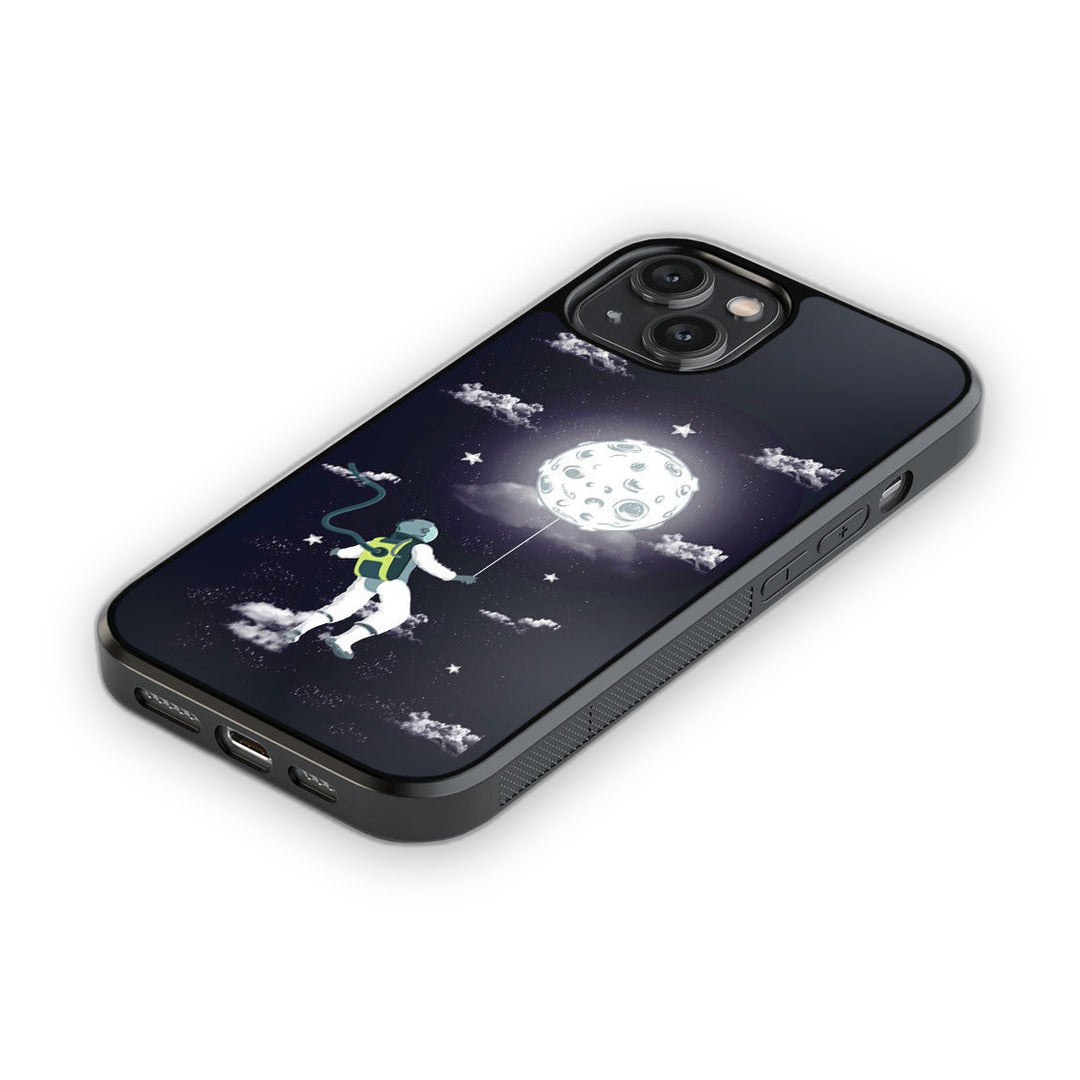 Spaceman Glass iPhone Case for iPhone 14 | Macmerise