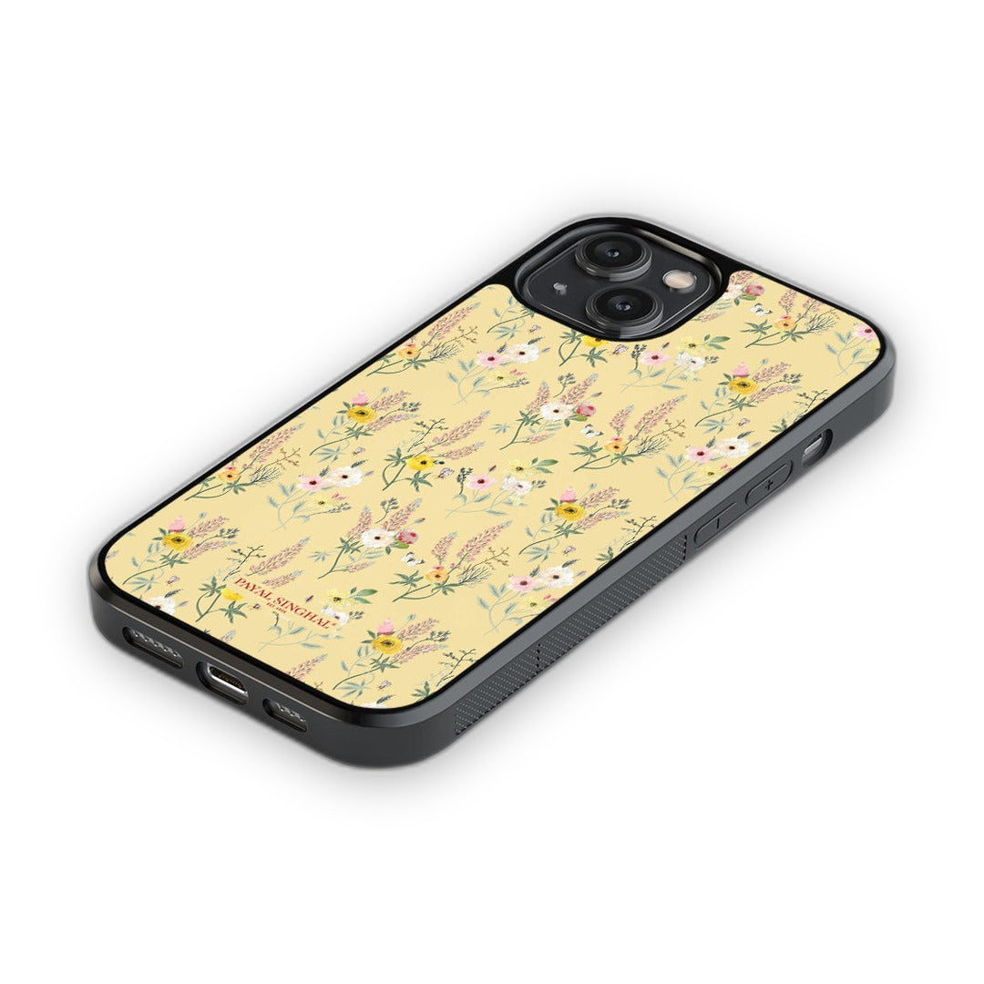 Payal Singhal Lemon Garden Glass iPhone Case for iPhone 14 | Macmerise