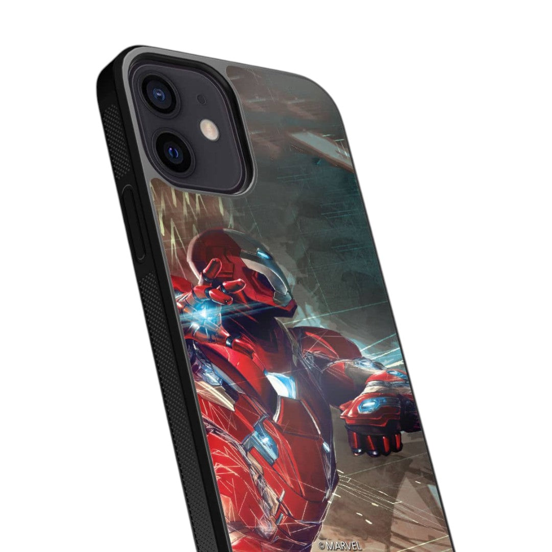 Ironman Attack Glass iPhone Case for iPhone 12 | Macmerise