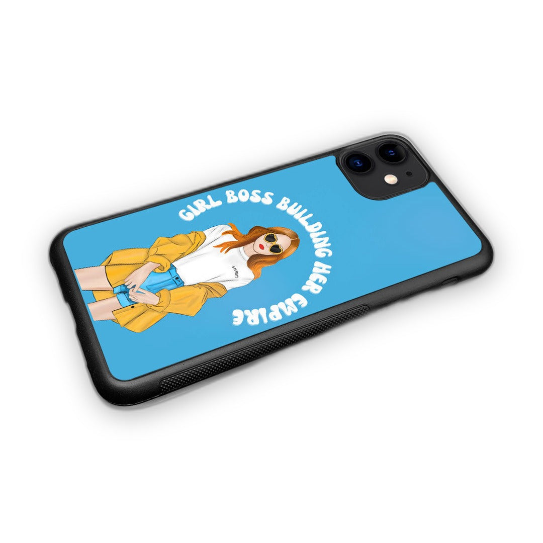 Girl Boss Building Empire Glass iPhone Case for iPhone 11 | Macmerise