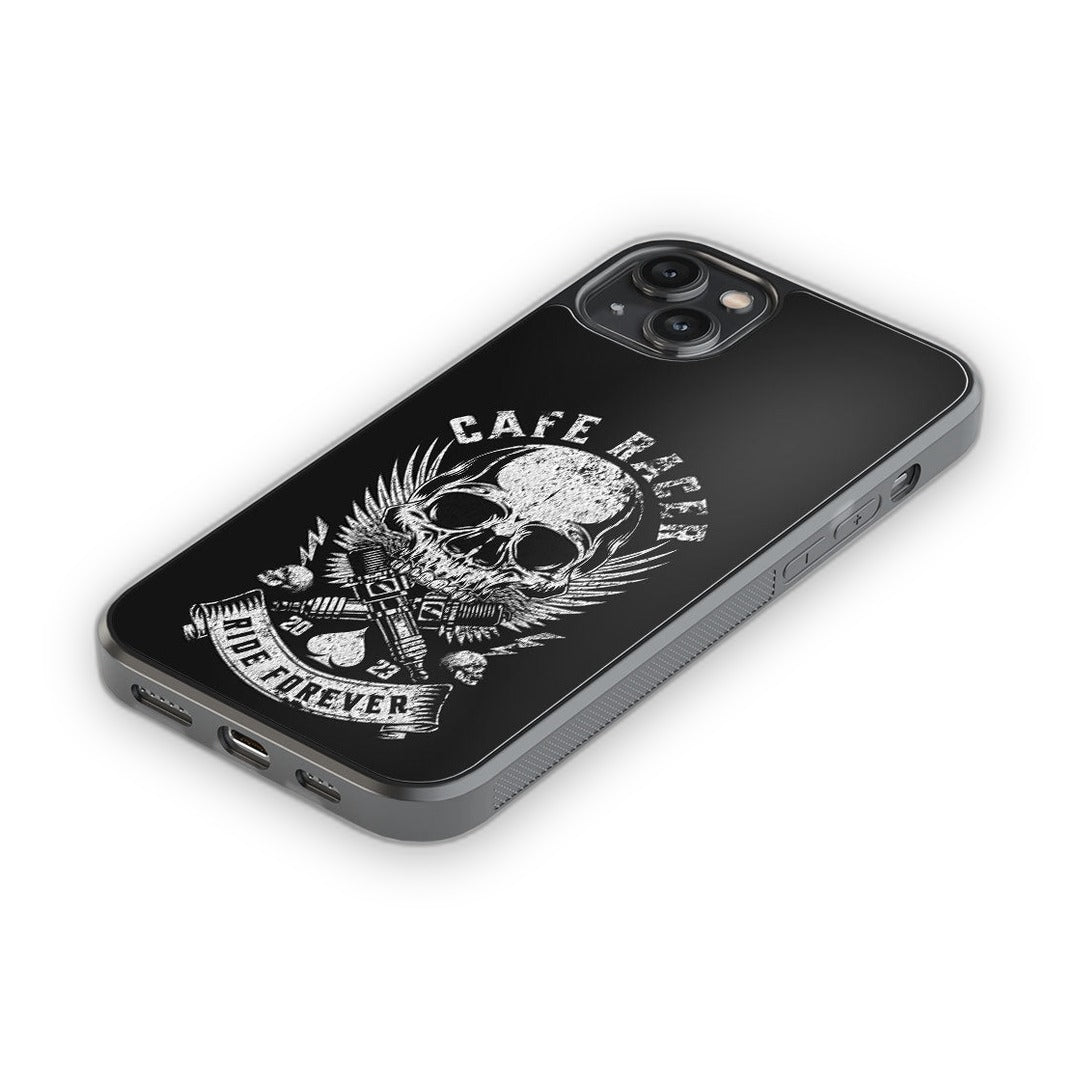 Skull Rider Glass iPhone Case for iPhone 14 Plus | Macmerise
