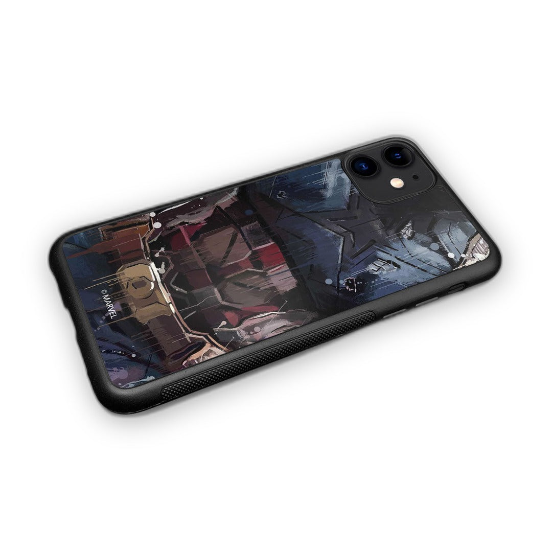 Grunge Suit Steve Glass iPhone Case for iPhone 11 | Macmerise