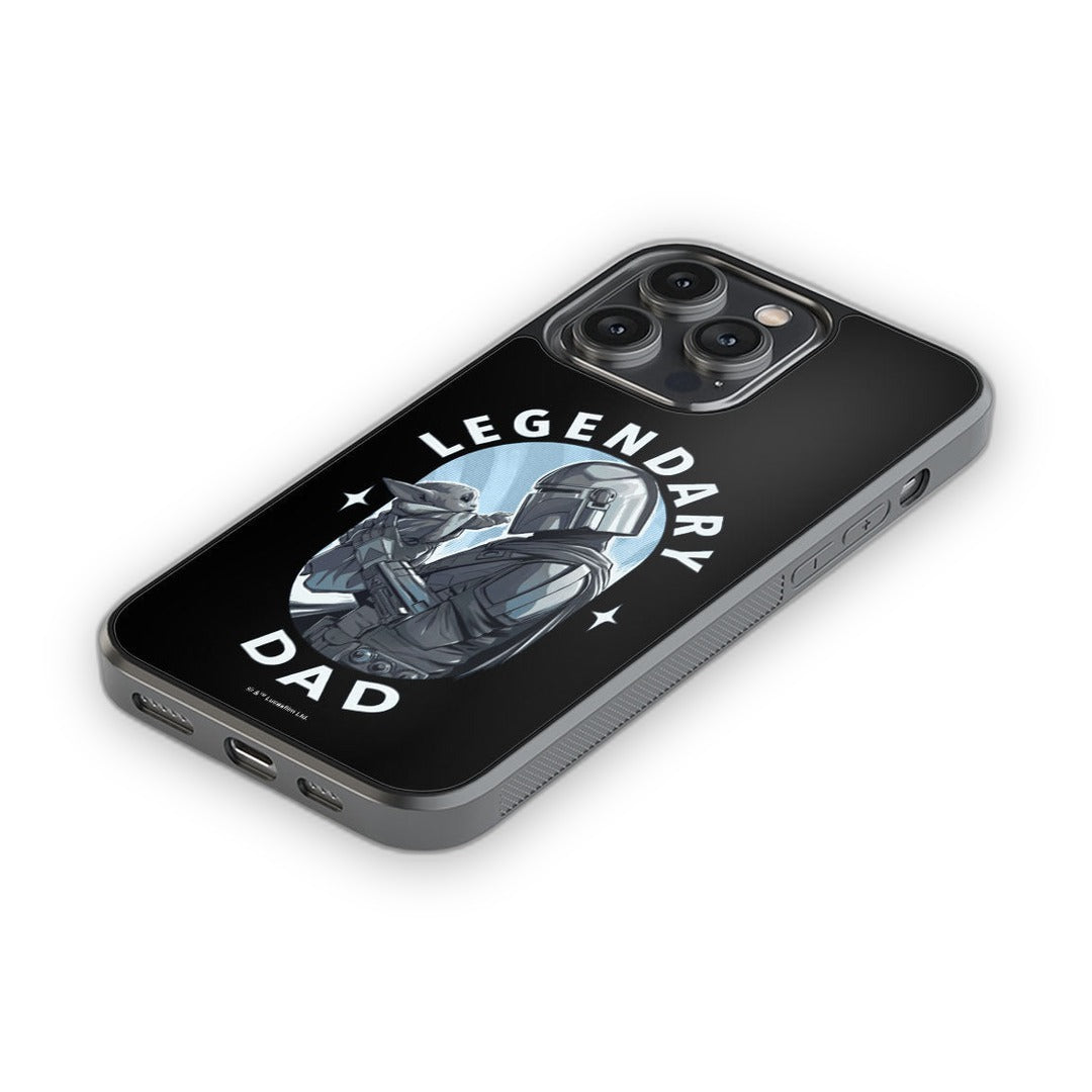 Mandalorian Dad Glass iPhone Case for iPhone 14 Pro Max | Macmerise