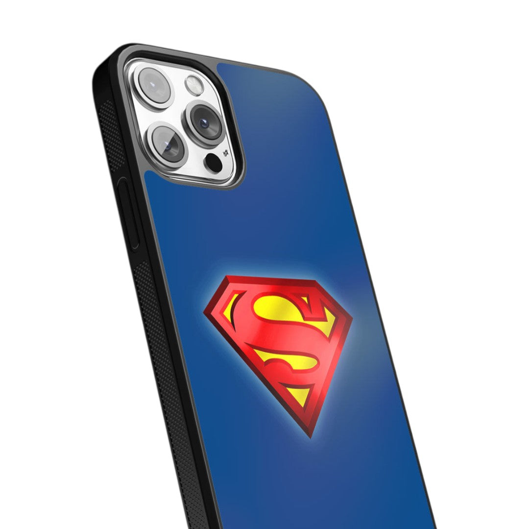 Logo Superman Glass iPhone Case for iPhone 12 Pro | Macmerise