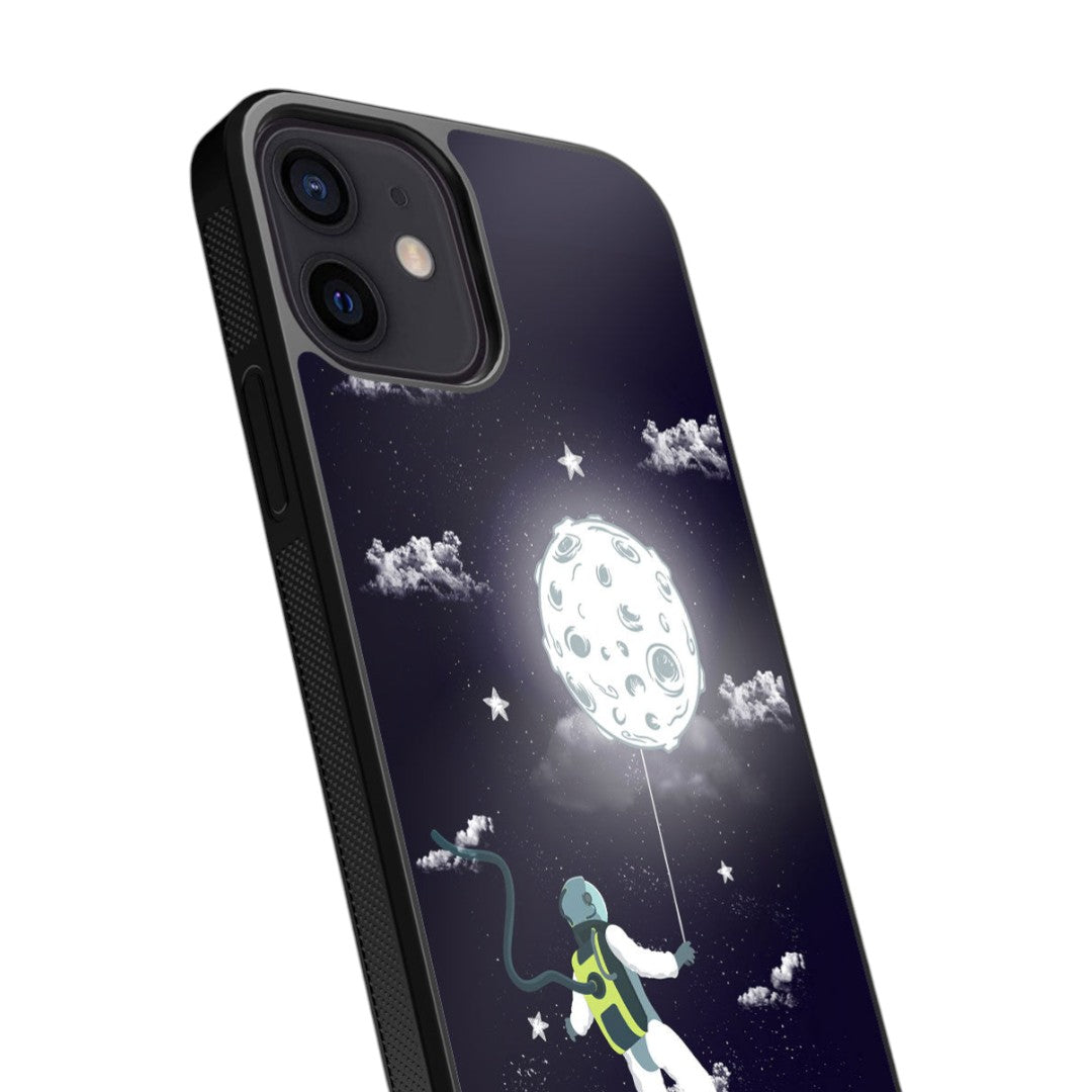 Spaceman Glass iPhone Case for iPhone 12 | Macmerise
