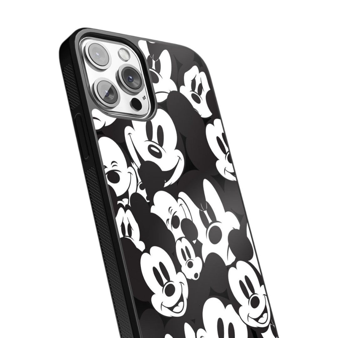 Mickey Smileys Glass iPhone Case for iPhone 12 Pro Max | Macmerise