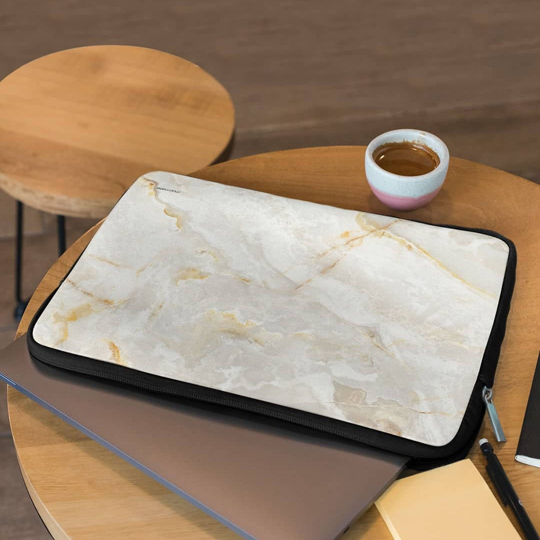 Marble Creama Marfil Laptop Sleeve 15 Inches | Macmerise