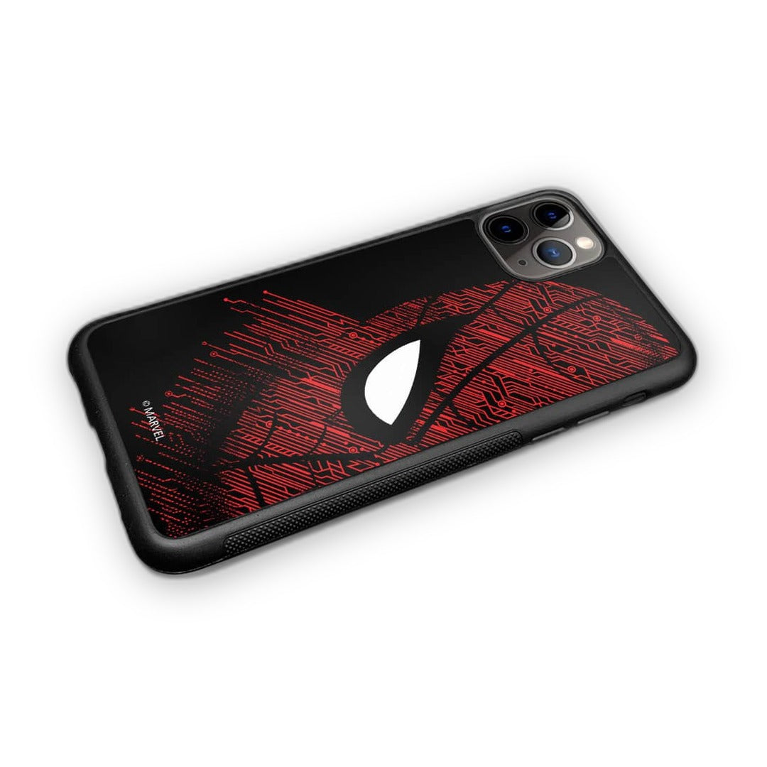 Sketch Out Spider Man Glass iPhone Case for iPhone 11 Pro Max | Macmerise