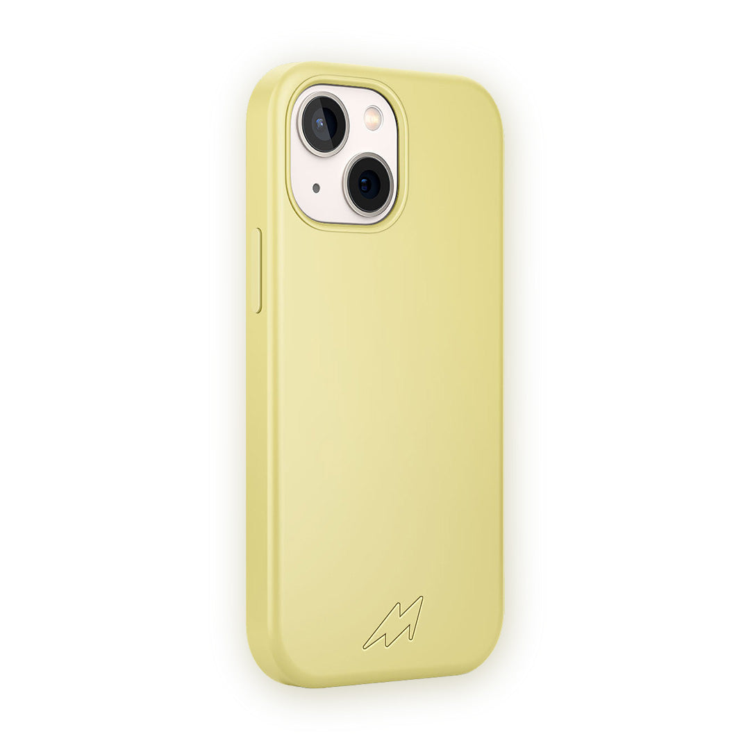Basics iPhone 13 Mini Silicone Case Yellow | Macmerise